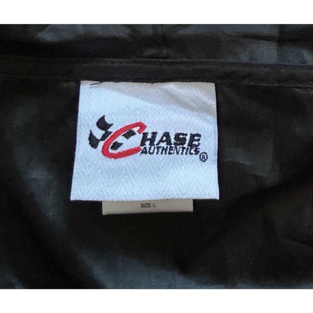 Chase Authentics Dale Earnhardt Jr Windbreaker Jacket Mens Large Black Nascar - Picture 11 of 13